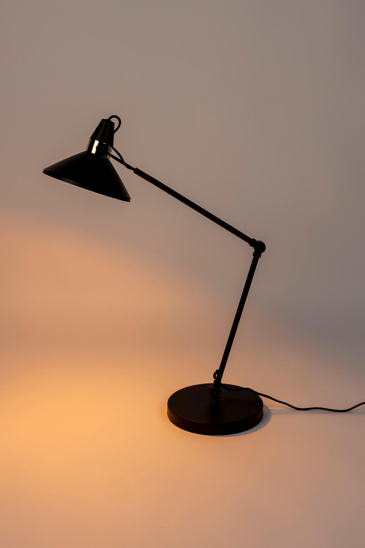 TISCHLAMPE Jona - Schwarz - 22/22/70 cm - Schwarz, Metall (22/22/70cm) - Novel