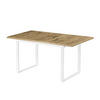 ESSTISCH LEVIN 120-160/80/76 cm Eiche - Eichefarben, Holz (80/120/76cm) - B&D Home