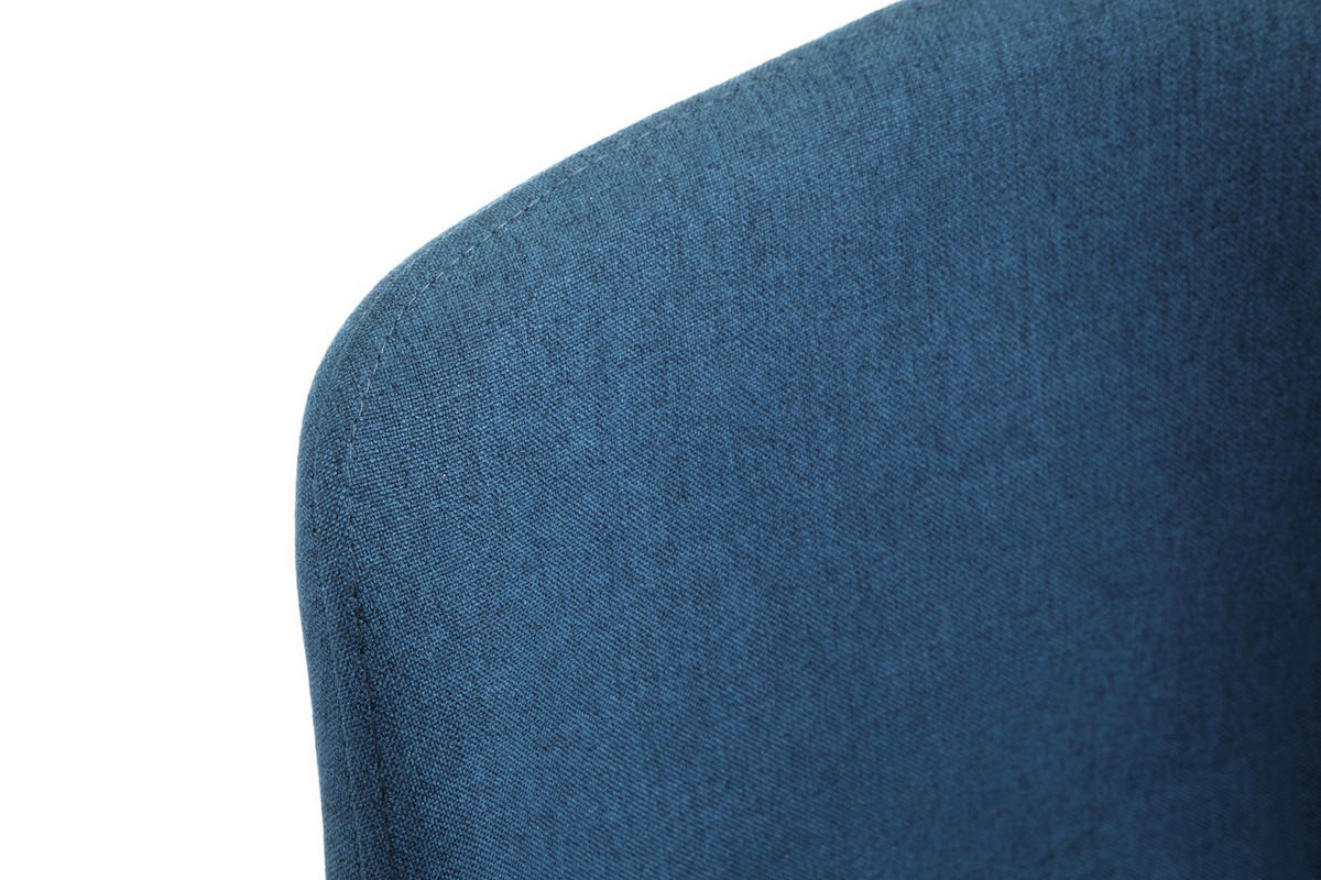 POLSTERSTUHL Blau 45,5/82,5/59 - Blau, Textil (46/83/59cm) - RAUMHIRSCH FURNITURE