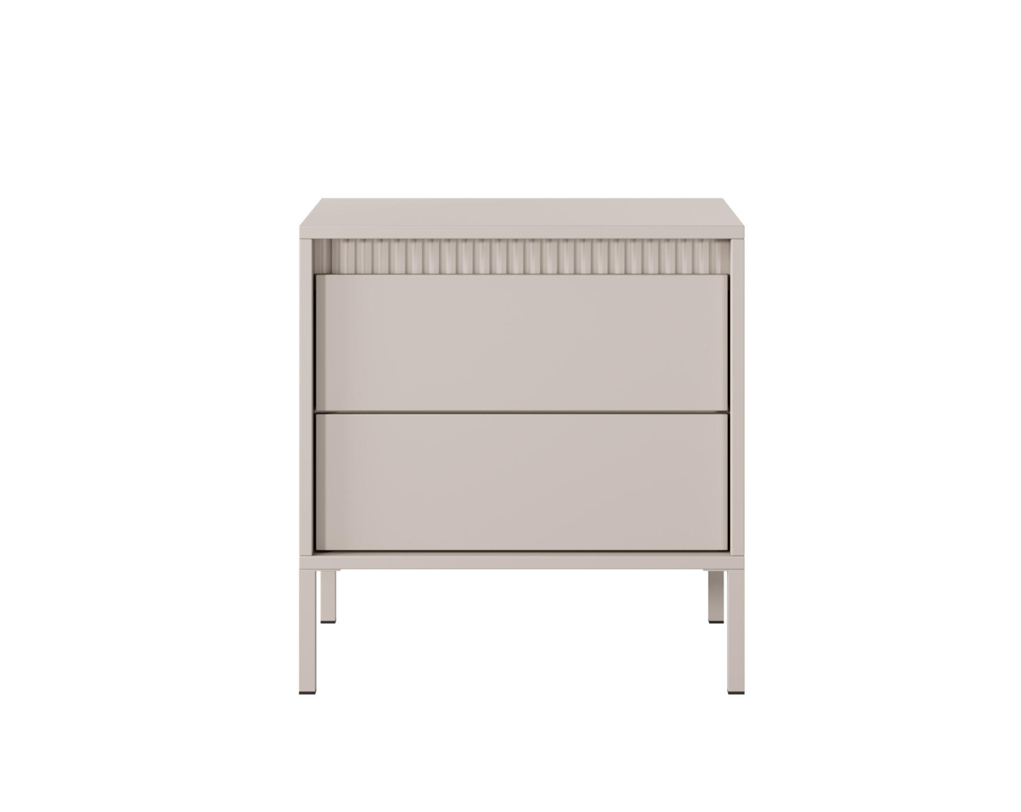 NACHTTISCH SENSATION Beige 54x40x56 cm - Beige, Holzwerkstoff (54/56/40cm) - FURNLUX