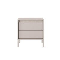NACHTTISCH SENSATION Beige 54x40x56 cm - Beige, Holzwerkstoff (54/56/40cm) - FURNLUX
