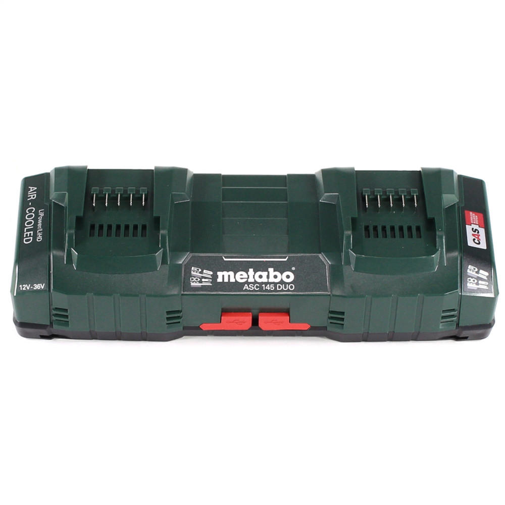 METABO ASC 145 DUO Doppel Schnell Ladegerät ( 627495000 ) - Multicolor, Kunststoff (34/120/6cm) - Metabo