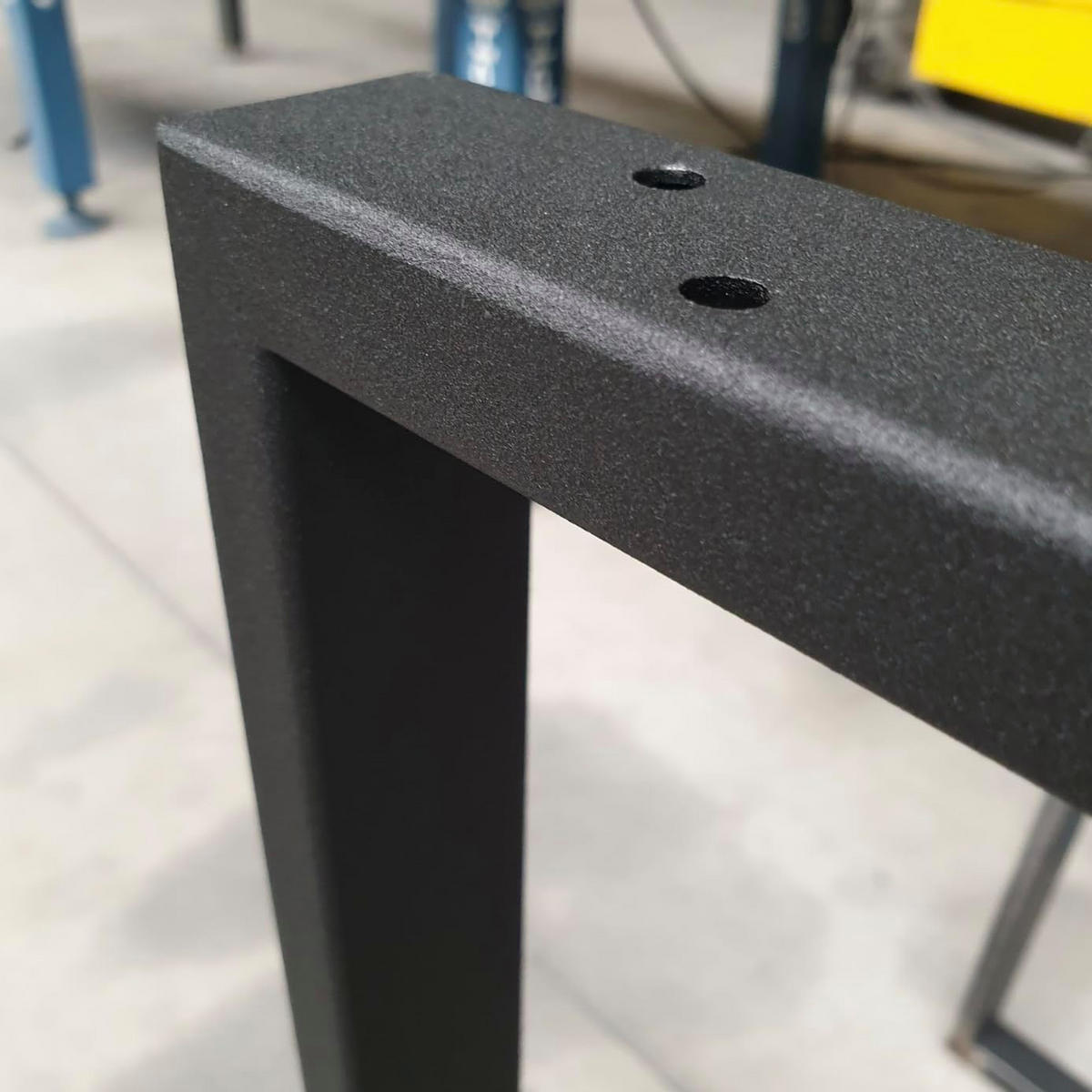 TISCHBEINE Nogi 72 cm Schwarz - Schwarz, Holz (60/72/60cm) - Design Möbel