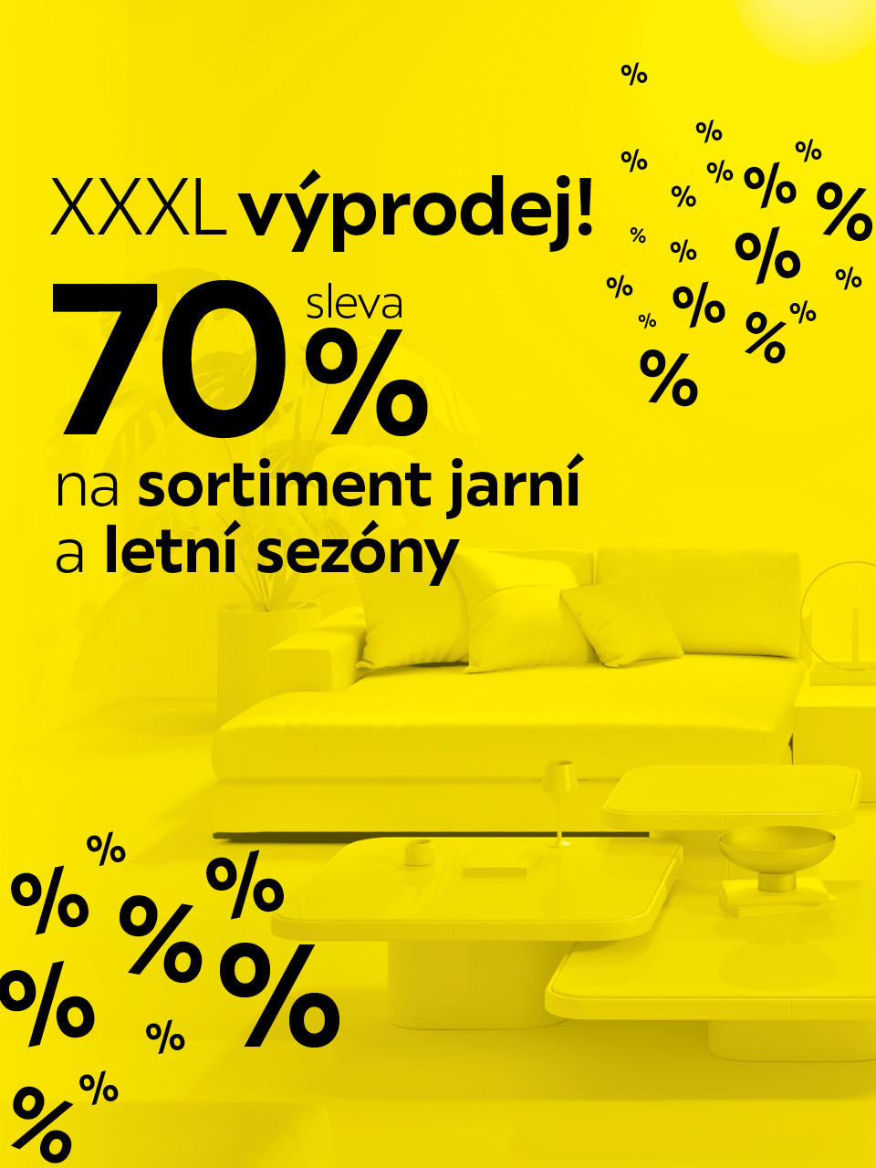 Výprodej na sortiment jarní a letní sezóny