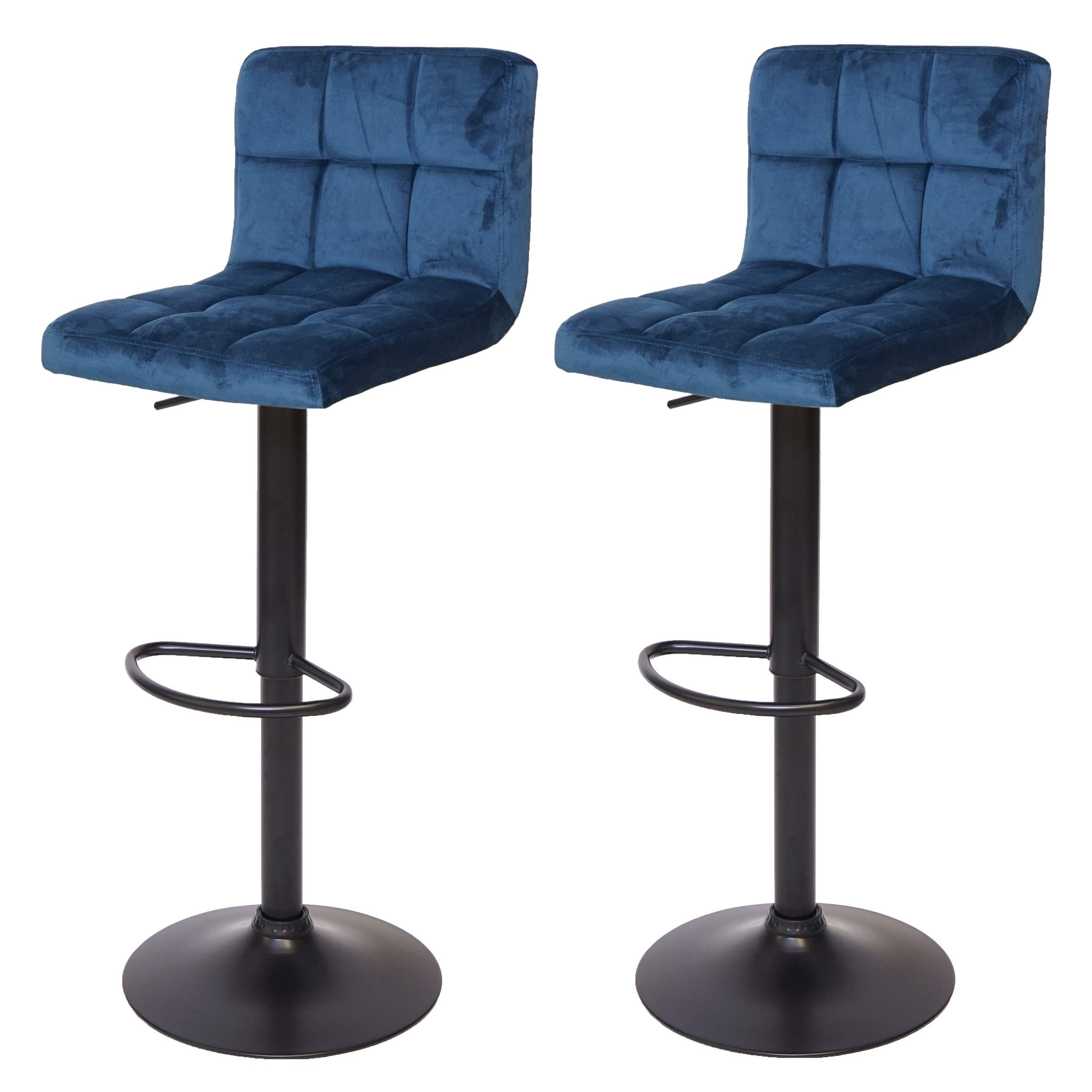 BARHOCKER Petrol 2er-Set - Petrol, Textil (38/107/41cm) - MCW