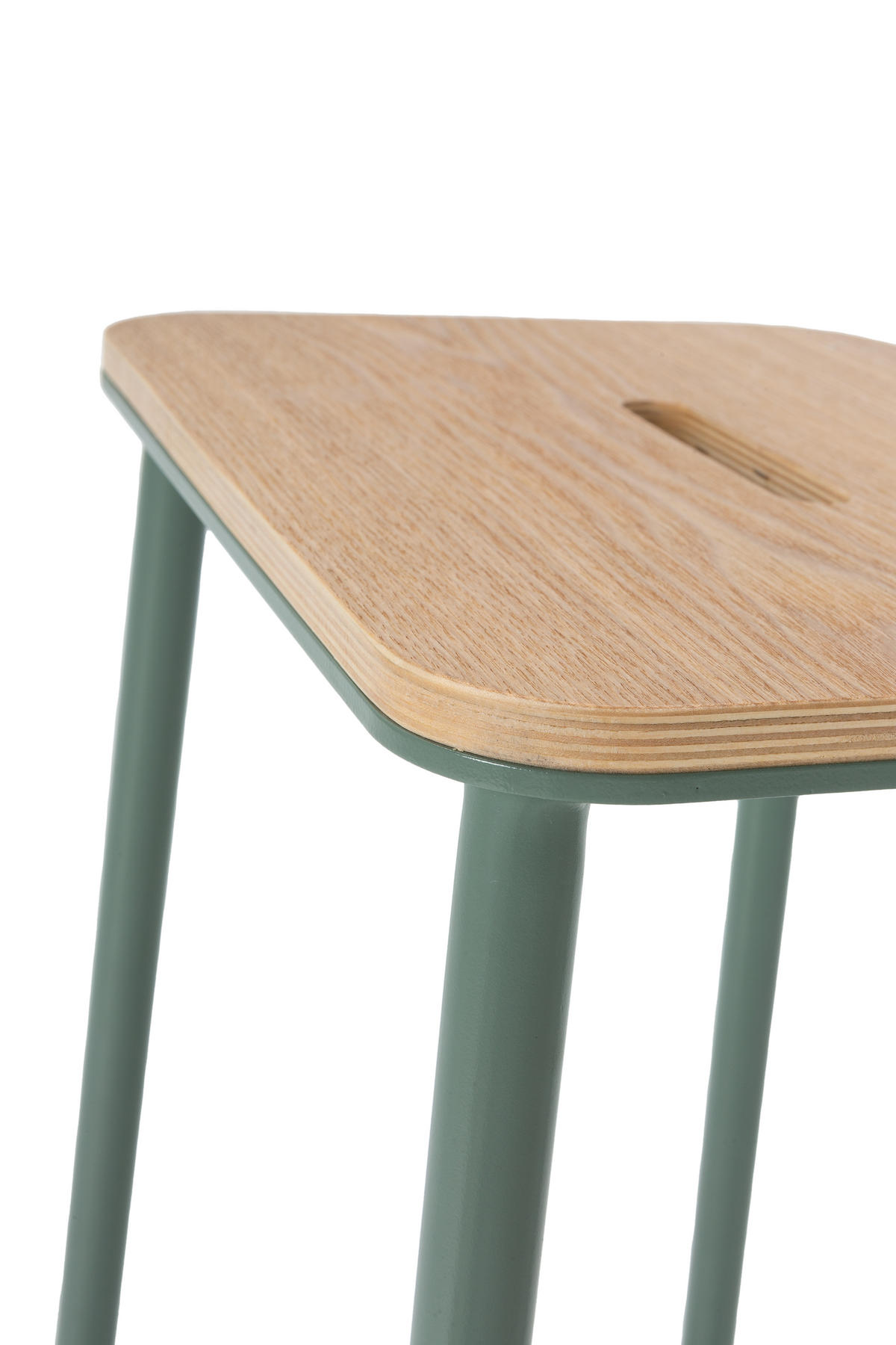 BARHOCKER Abba Grün 30/42/65 cm 2er-Set - Grün, Holz (42/65/30cm) - Drawer