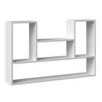 SCHWEBEREGAL Sören - Weiß, Holzwerkstoff (60/100/16cm) - kommodly