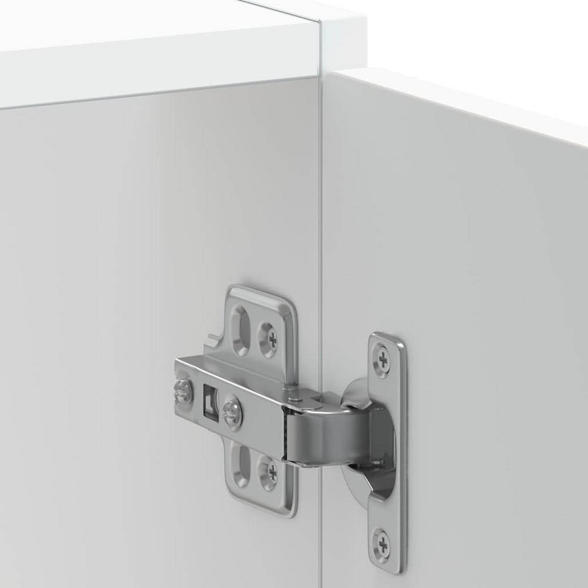 SPÜLENUNTERSCHRANK Kalmar Weiss 60/46/81,5 Cm Holzwerkstoff - Weiß, Holzwerkstoff (46/81.5/60cm) - vidaXL