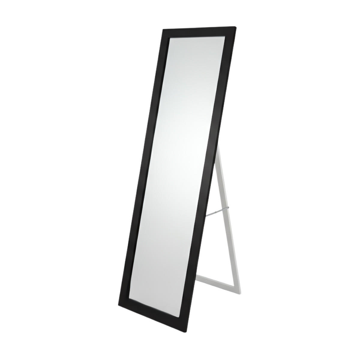 Edaxo Standspiegel Schwarz 37x127x2 cm