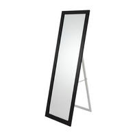 STANDSPIEGEL Havlys 127/37 cm - Schwarz, Glas (37/127/2cm) - EDAXO