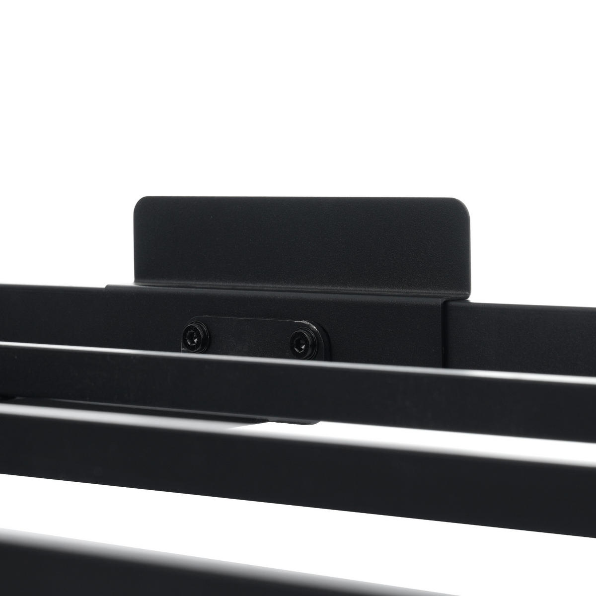 POLSTERBETT aus Leinen 140x200 cm in Grau mit LED & Matratze - Grau, Textil (140/200cm) - Modfu