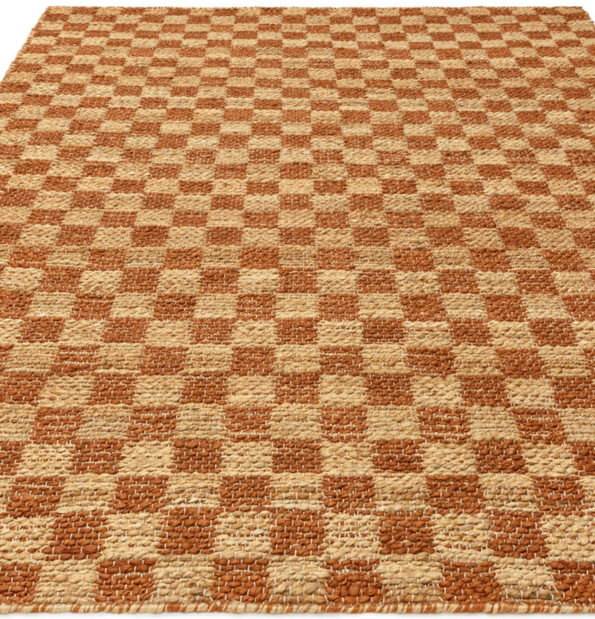 TEPPICH modern Naturfaser SCAPE Rot 120 x 170 cm - Rot, Naturmaterialien (120/170cm) - Novatrend