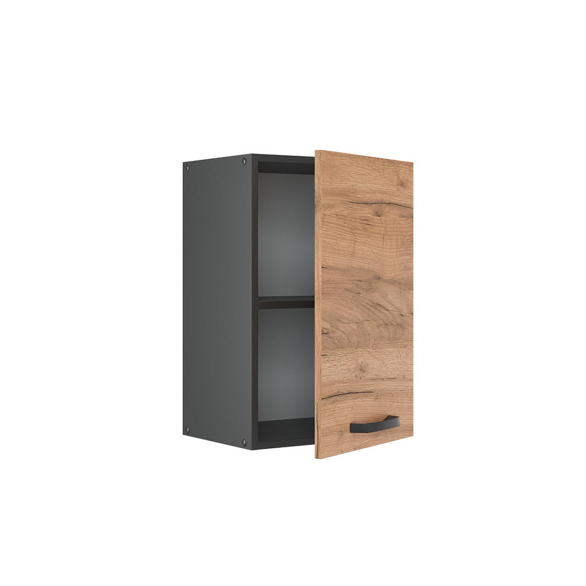 HÄNGESCHRANK R-Line Goldkraft Eiche 40 cm - Anthrazit/Eiche Wotan, Holzwerkstoff (40/60/31cm) - Vicco