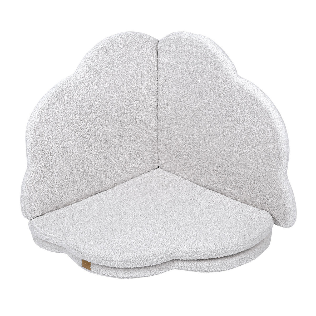 SPIELMATTE für Kinder, Quadratische, Bearly, Weiß - Weiß, Textil (160/160cm) - MeowBaby
