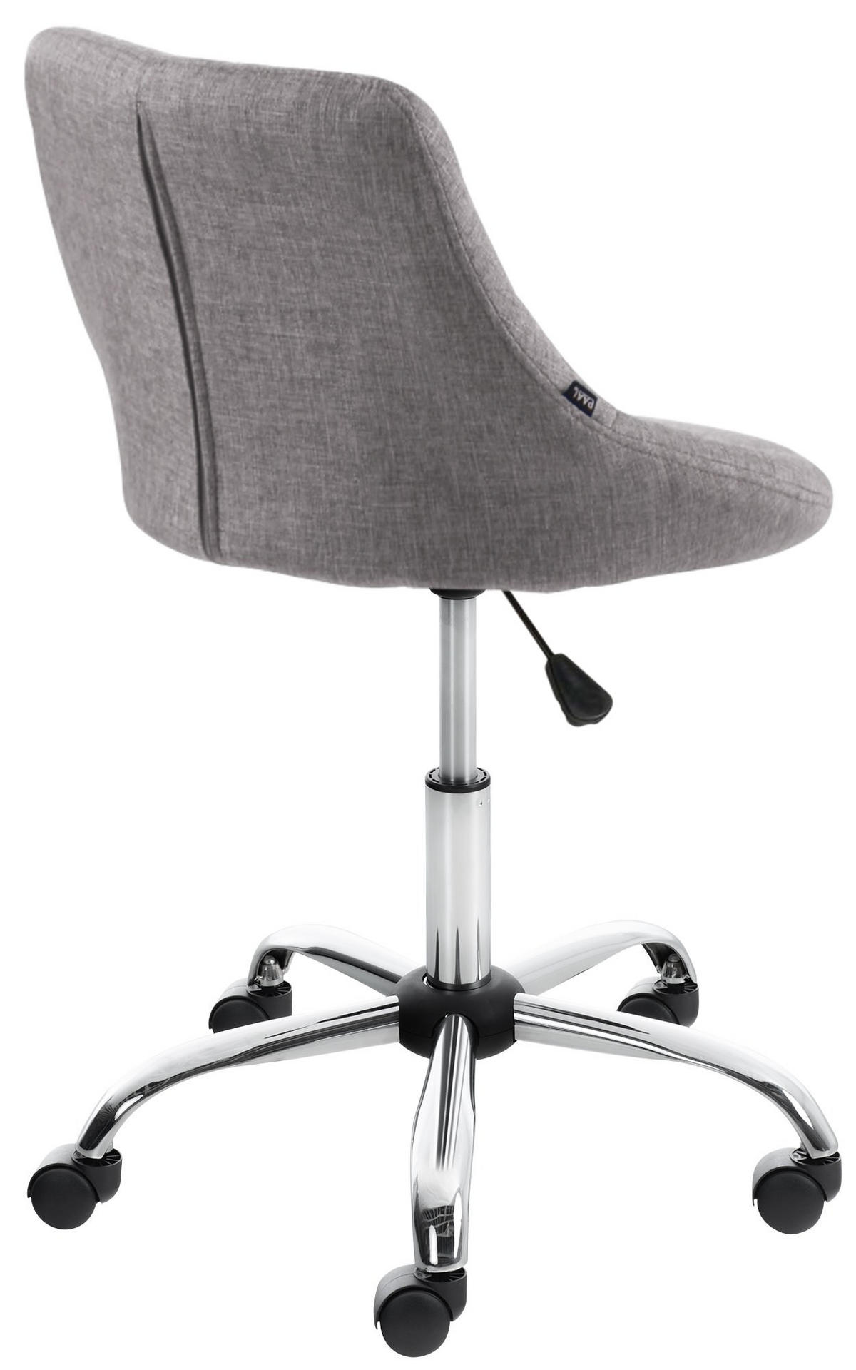 ARBEITSHOCKER Lazius Stoff grau - Grau, Metall (47/82/49cm) - TPFLiving