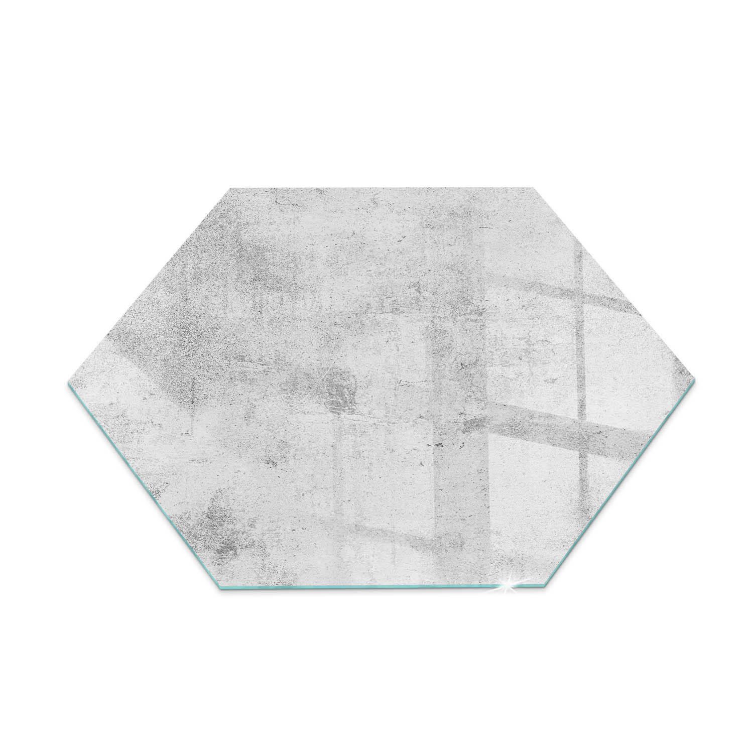 ArtPrintCave Glasplatte Grau 40x40x0.4 cm
