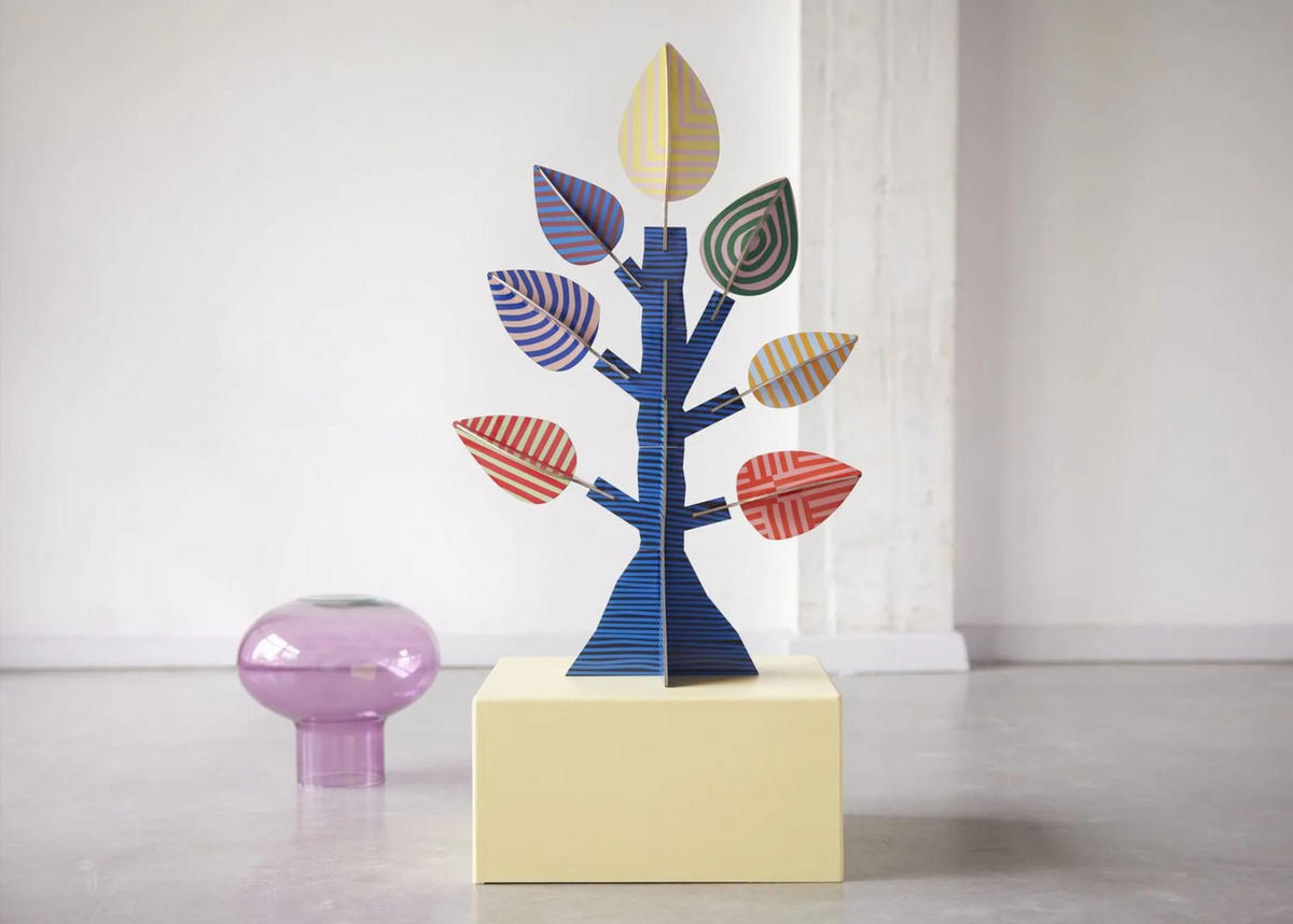 WANDOBJEKTE Studio ROOF, Tree of Life, 3D Bastel-Set, Design Jantien - Naturfarben, Karton (46.1/22.9/74cm) - ich-zapfe