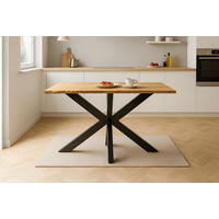 ESSTISCH SALVADOR - Eichefarben/Beige, Holz (85/160/77cm) - SAM