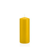 STUMPENKERZEN Dotter Gelb Ø 58 x 150 mm, 16 Stück - Gelb, Paraffin (6/15cm) - Wiedemann Kerzen