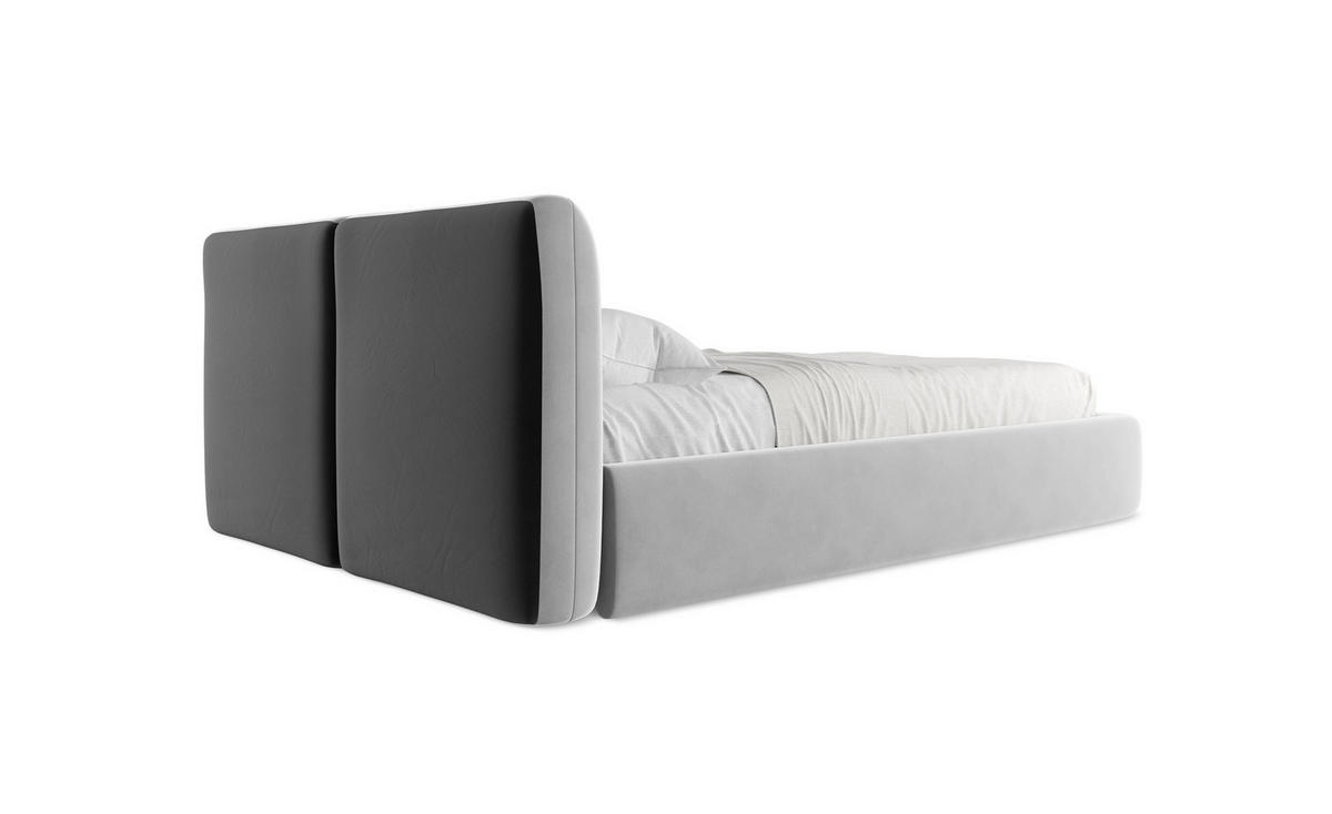 POLSTERBETT mit Lattenrost 200x260 Violett - Lila/Flieder, Kunststoff/Textil (140/200cm) - Makamii