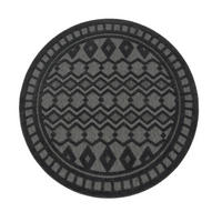 OUTDOORTEPPICH 160/160 cm Livorno 671 - Anthrazit, Textil (160/160cm) - Paco Home