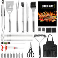 GRILLBESTECK 30-teiliges Set - Multicolor, Metall (43cm)