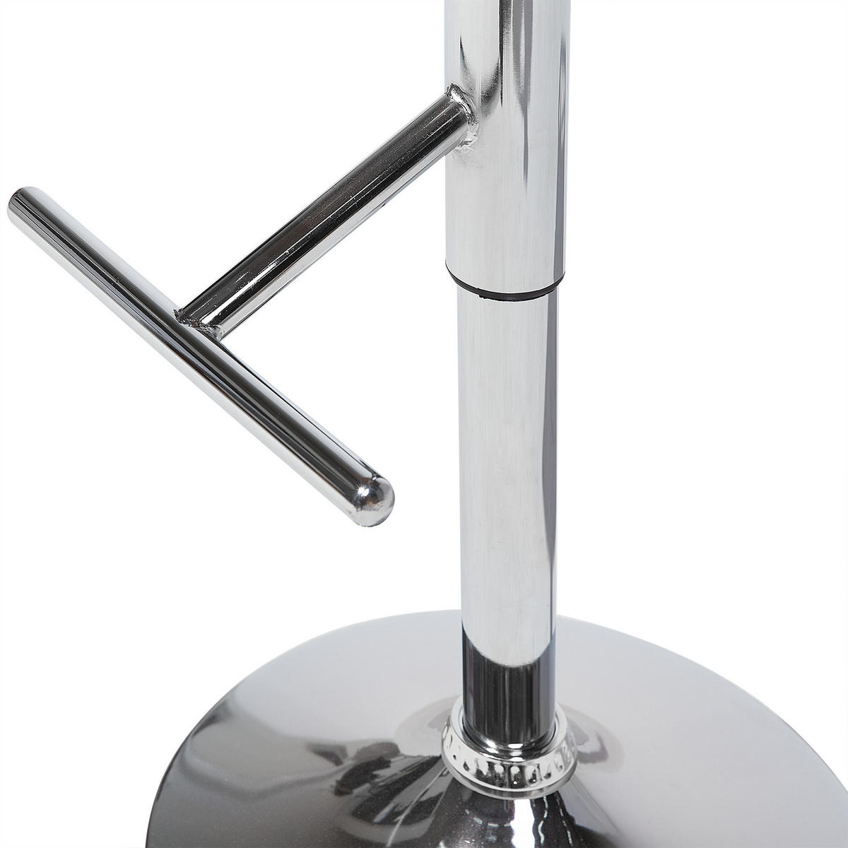 BARHOCKERN 2er-Set Braun Petersburg - Silberfarben/Braun, Kunststoff (42/112/42cm) - Beliani