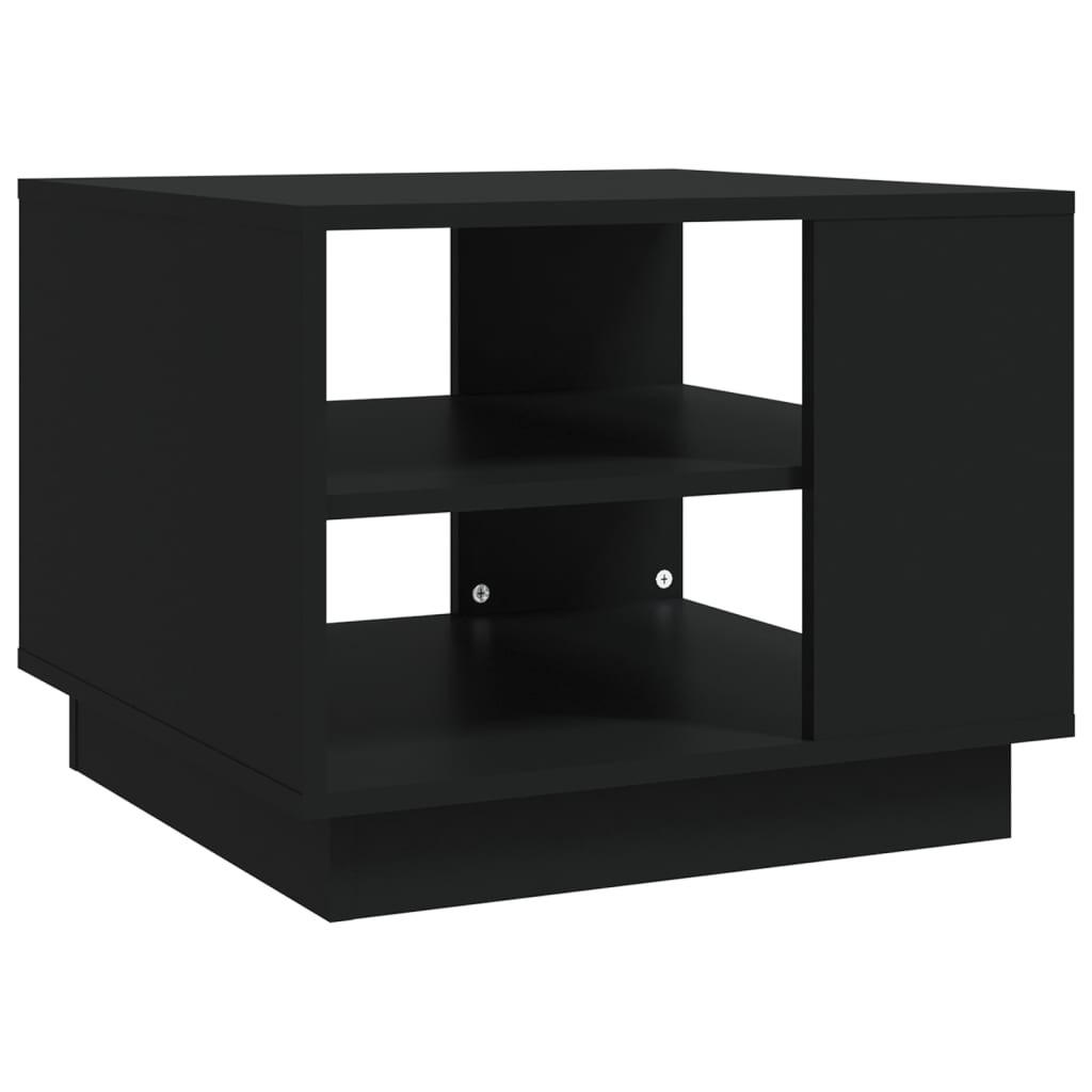 COUCHTISCH Schwarz 55x55x43 cm Holzwerkstoff - Schwarz, Holzwerkstoff (55/55/43cm) - furnicato
