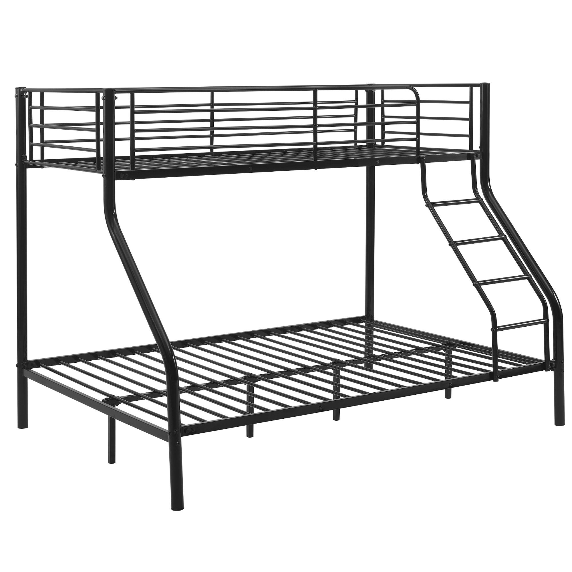 ETAGENBETT Sortland - Schwarz, Metall (140/200cm) - [neu.haus]
