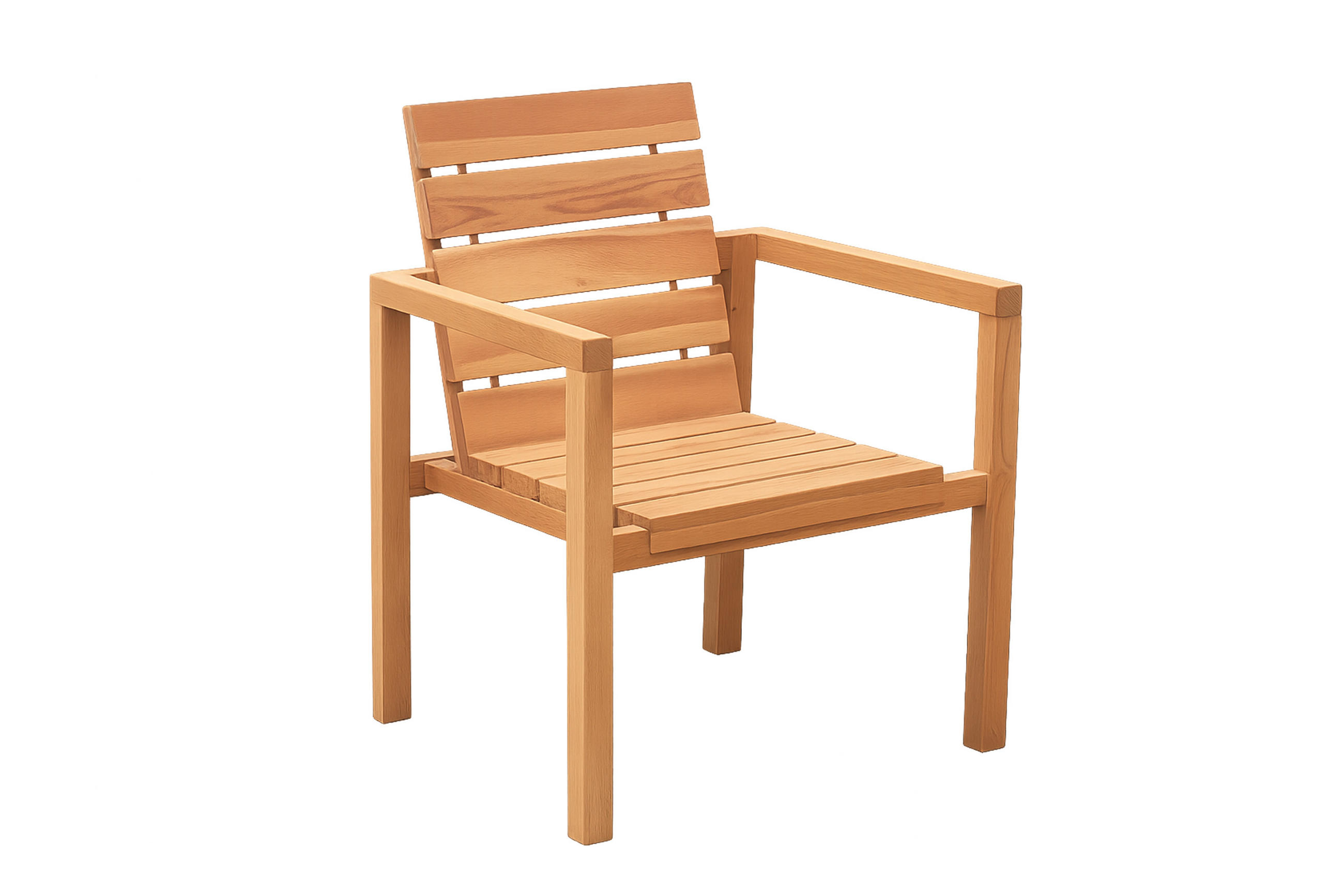 GARTENSTUHL FREETOWN - Beige, Holz (63/95/60cm) - SAM