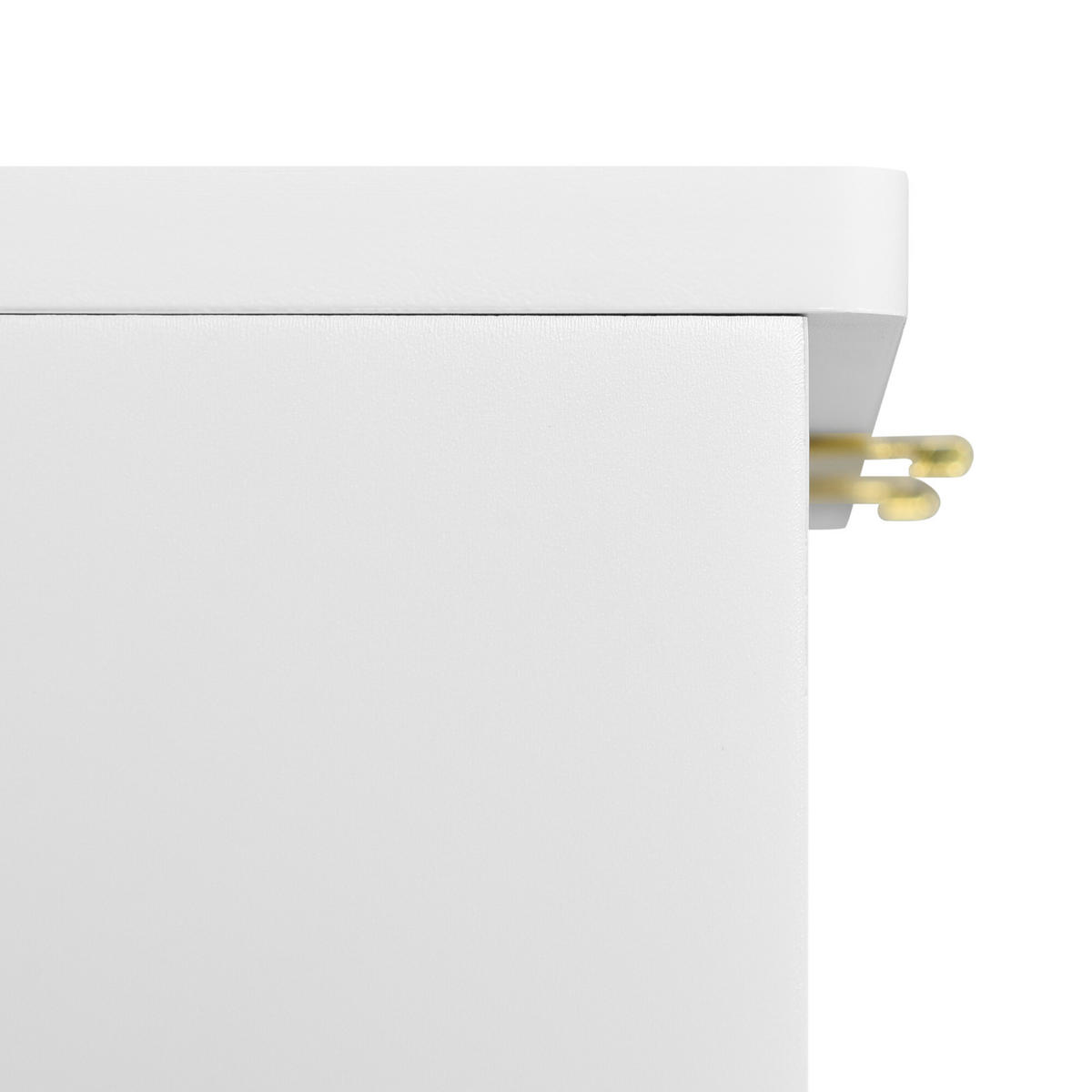 Sideboard Weiß 75/40/90CM - Weiß, Holzwerkstoff (40/90/75cm) - Urban Meuble