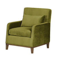 SESSEL - Nussbaumfarben/Naturfarben, Holz/Textil (70/84/88cm) - home24