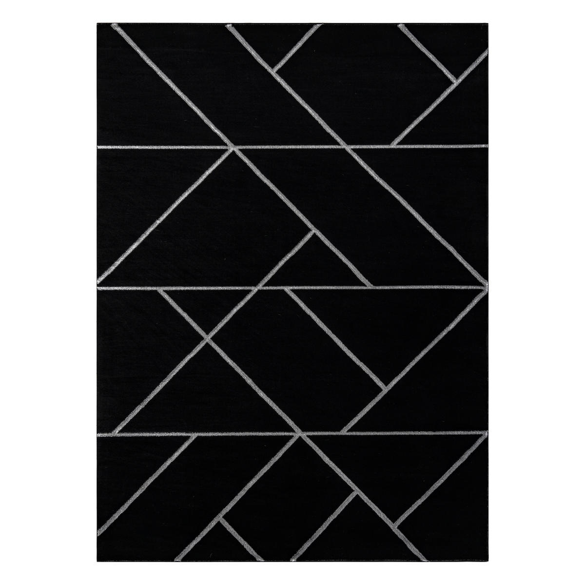 TEPPICH Emerald 240/330 cm - Schwarz, Textil (240/330cm) - rugsX