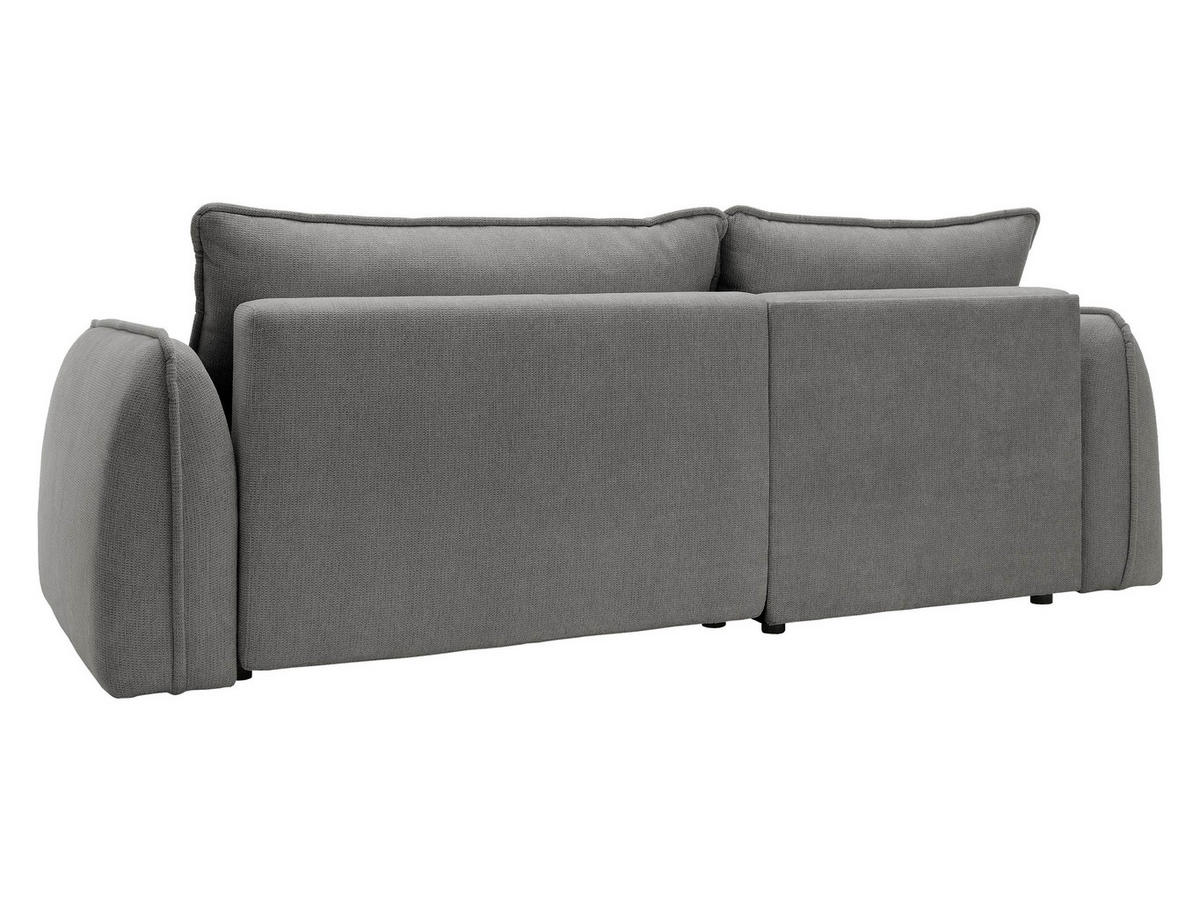 ECKSOFA Moho, Seite: Links - Schwarz/Grau, Holz/Kunststoff (254/162cm) - MIRJAN24