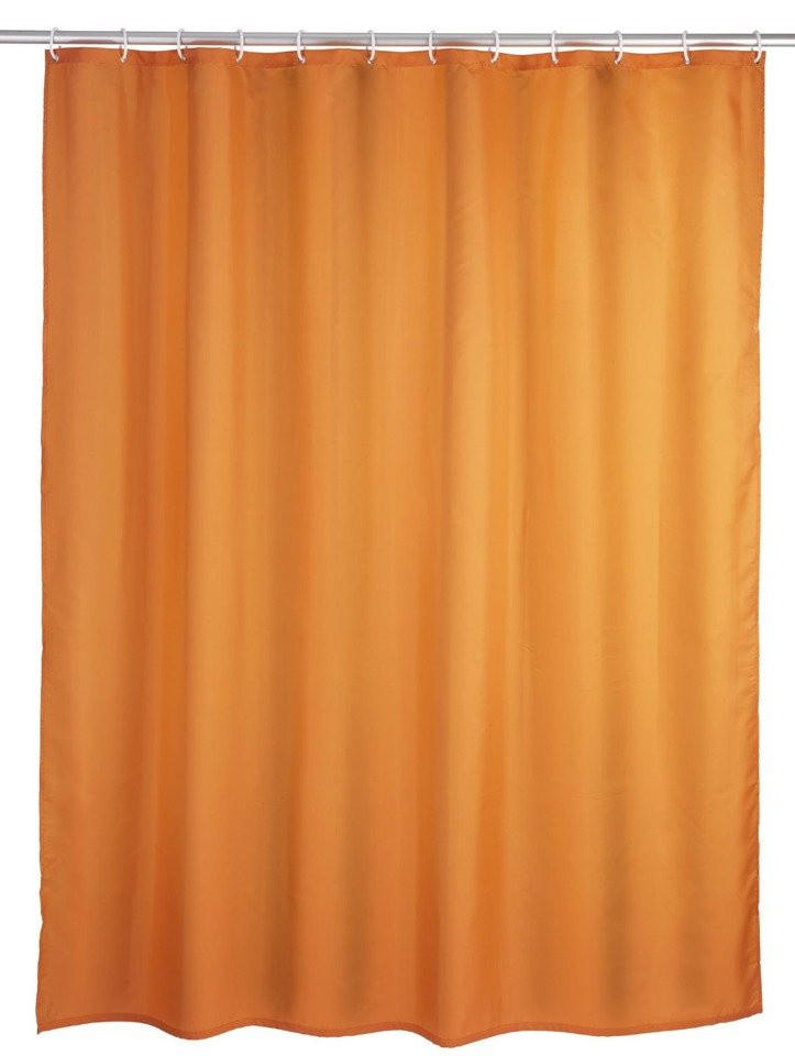Wenko Duschvorhang Orange 180x0.1 cm