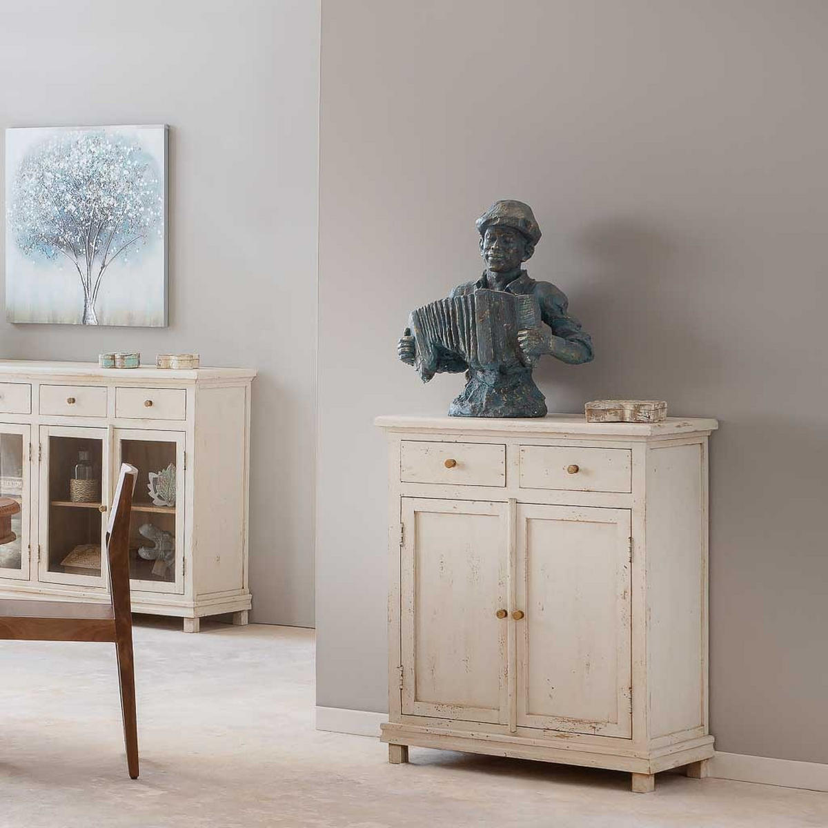 DEKORATIVE FIGUR, 52x30x63cm - Multicolor, Holz (51.5/62.5/30cm) - Wanderlust