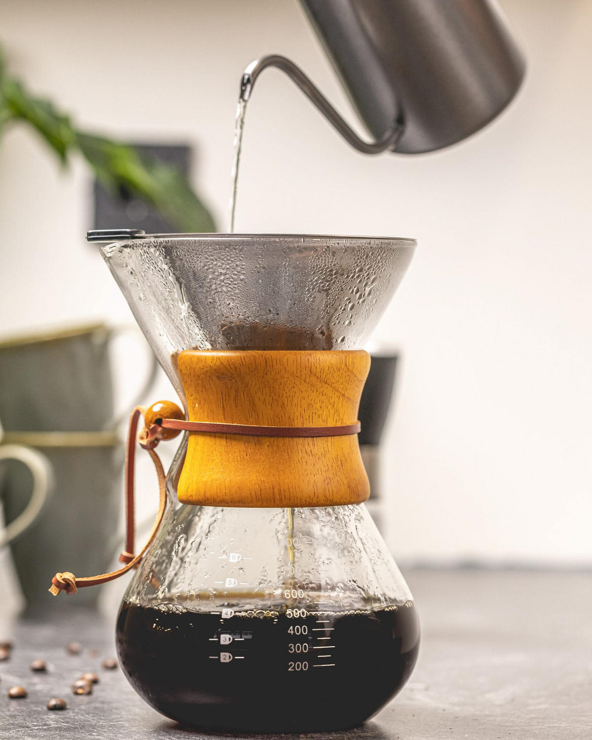 KAFFEEMASCHINE Pour Over Kaffeekanne - 800 ml - Transparent, Glas (2/22/14cm) - Jay Hill