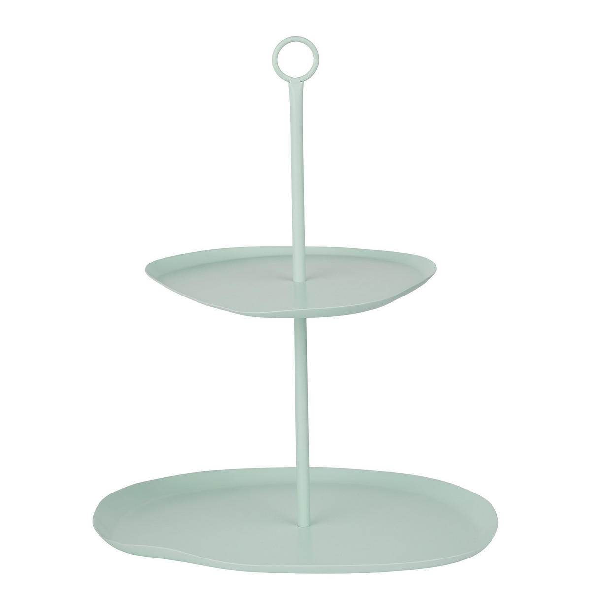 ETAGERE Sideline 2-Stufig - Mintgrün, Metall (28/41cm) - Butlers