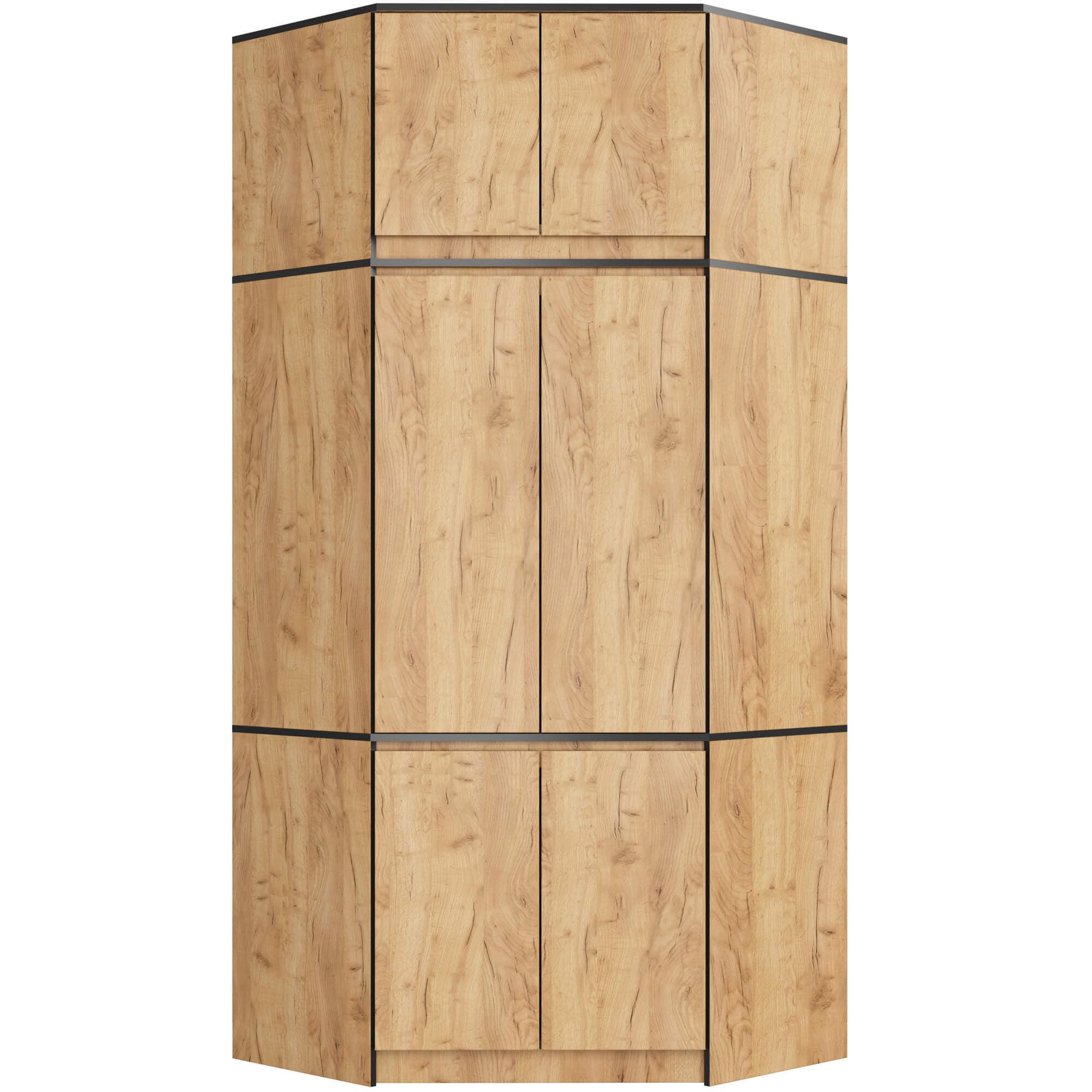ŠATNÍK dub Craft 235/100/50 - dub San Remo, kompozitní dřevo (100/235/50cm) - RAUMHIRSCH FURNITURE