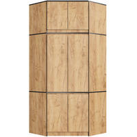 ŠATNÍK dub Craft 235/100/50 - dub San Remo, kompozitní dřevo (100/235/50cm) - RAUMHIRSCH FURNITURE