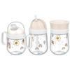 TRINKLERNBECHER-SET Mio Sunshine & Rainbow 3er Set - Beige, Kunststoff (0.001L) - Mepal