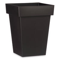 BLUMENTOPF Selbstbewässernd Kunststoff Quadratisch - Anthrazit, Kunststoff (37/51cm)