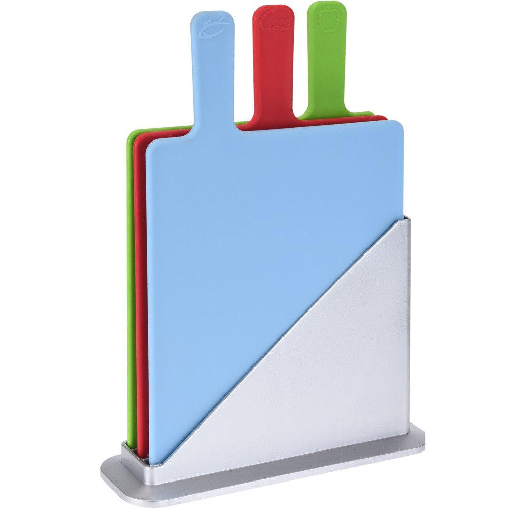 SCHNEIDEBRETTER jedes Brett mit Index 8/23/31 cm - Multicolor, Kunststoff (23/8cm) - Excellent Houseware