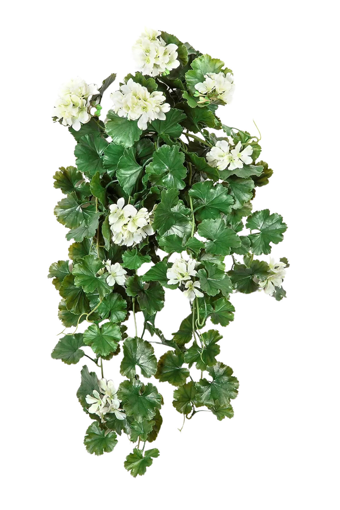 GERANIEN Künstliche Hängegeranie - Petunia 66 cm - Creme, Kunststoff (66cm) - aplanta