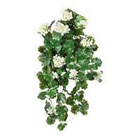 GERANIEN Künstliche Hängegeranie - Petunia 66 cm - Creme, Kunststoff (66cm) - aplanta
