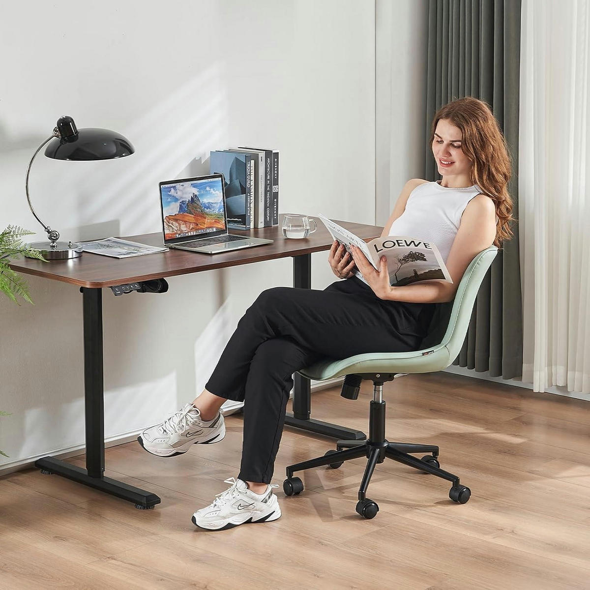 BÜROSTUHL Ergonomisch Mintgrün - Hellgrün, Kunststoff (60/78.5/42.4cm)