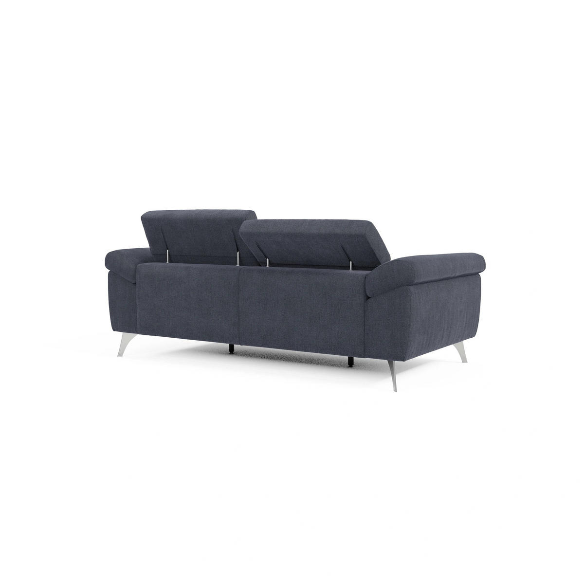 LINEARSOFA Donatello - Blaugrau, Metall (213/76/102cm) - Divani.store