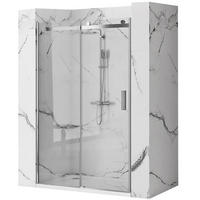 DUSCHTÜR Rea Nixon-2 120 linke - Chromfarben, Glas (119.5/190cm) - REA