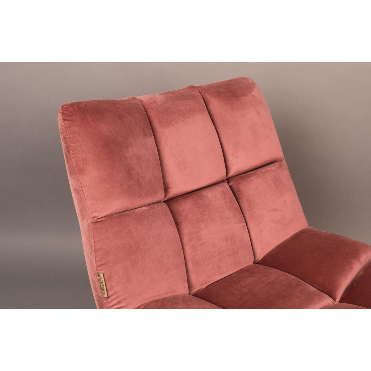 SESSEL Bar Bouclé Rosa - Pink, Textil (76/78/74cm) - Dutchbone
