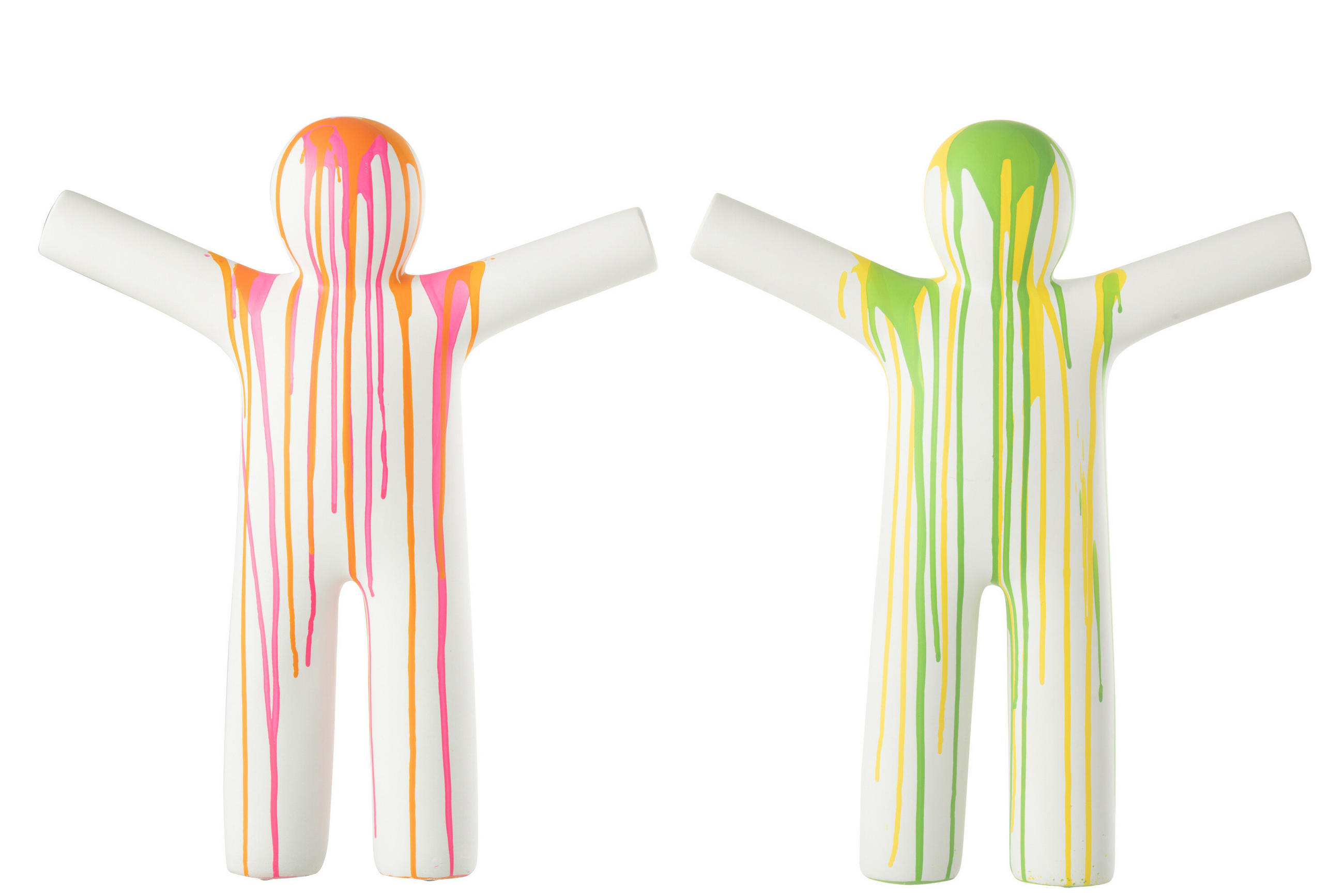 FIGUR P'TIT MAURICE TROPFEND - Polyresin - Multi - Multicolor, Glas/Naturmaterialien (7.5/41.5/33.5cm) - J-Line